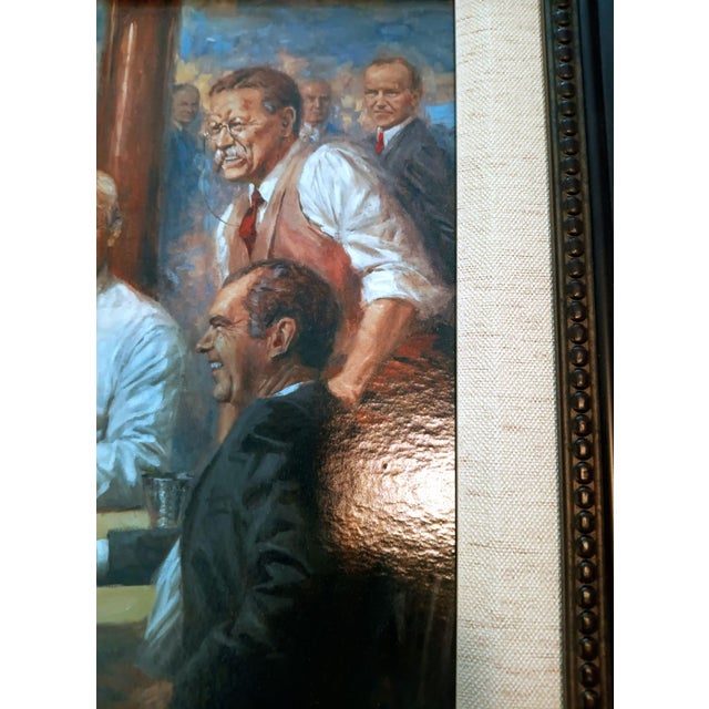 2020s Celebrate American Leadership With the "Grand Ol' Gang" Framed Print Series 19 by Andy Thomas For Sale - Image 5 of 7