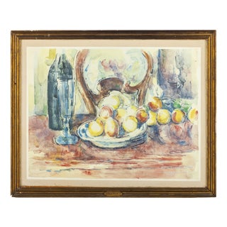 Paul Cézanne, Bottles and Chairback of 1904, Print For Sale