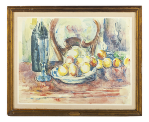 Paul Cézanne, Bottles and Chairback of 1904, Print