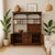This Vintage Freestanding Wall Unit is an elegant and practical piece that serves as both a room divider and a stylish...