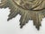 French Convent Late 19th Century Brass Haloed Christ Blessing Sunburst Plaque For Sale - Image 11 of 12