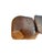 1960s Mid 20th Century Danish Modern Style Sculptural Interlocking Wood Salt and Pepper Shakers For Sale - Image 5 of 11