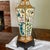Asian Antique Late 19th Century Floral Cloisonné Table Lamp For Sale - Image 3 of 10