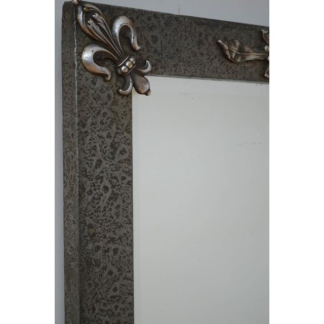 1930s Arts & Crafts Wall Mirror For Sale - Image 5 of 10