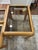 Mid-Century Modern Danish Modern Trioh Møbler Style Solid Oak Side Tables (3) With Rounded Edges & Glass Top For Sale - Image 3 of 5