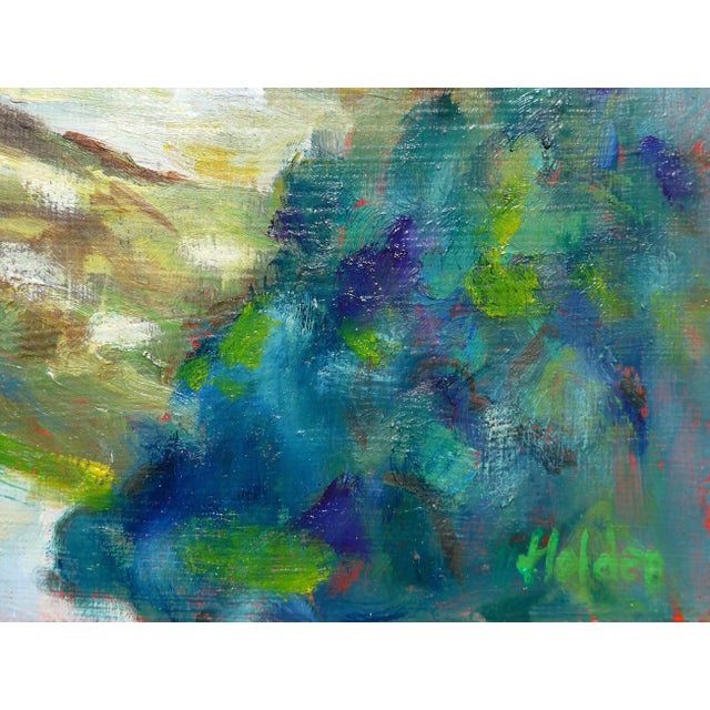 2020s "French Country Garden", Contemporary Oil Painting by Martha Holden, Framed. For Sale - Image 5 of 6