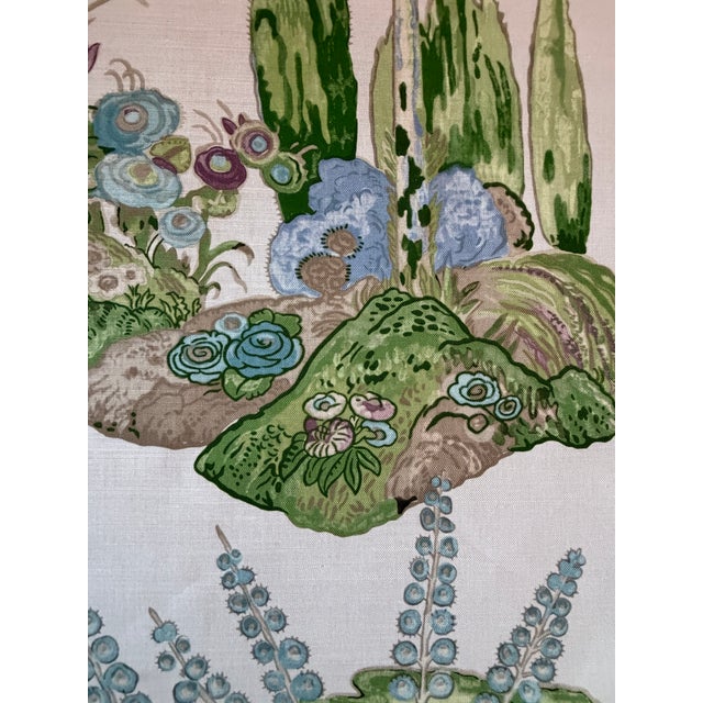 Thibaut F945027 Orleans Lavender Linen Blend Fabric 3 5/8 Yards For Sale In Raleigh - Image 6 of 8