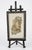 An exquisite circa 1850 Victorian ebonized wood tabletop easel frame, expertly crafted to mimic luxury inlaid materials of...