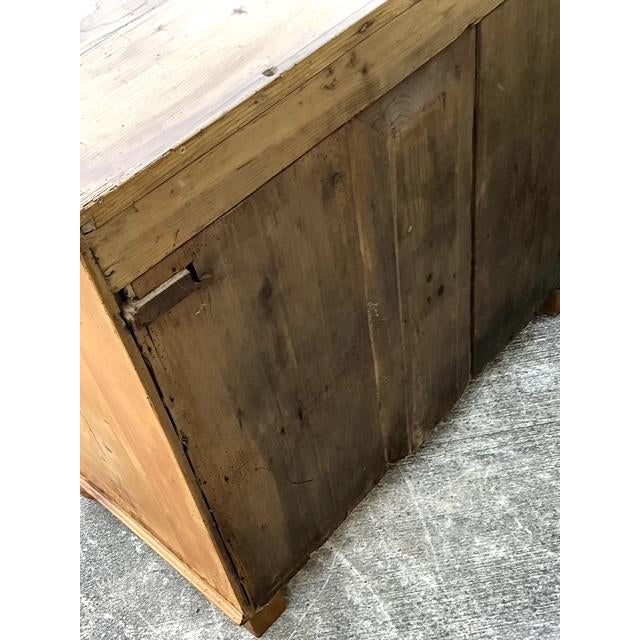 Vintage Carved Pine Cabinet For Sale - Image 9 of 12