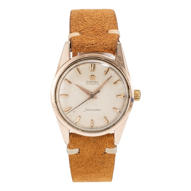 Vintage Omega Seamaster 35mm 2975 Strap Stainless Steel Automatic Watch For Sale