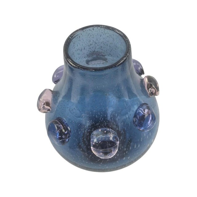 Glass Admiral Bulb Vase For Sale - Image 7 of 11