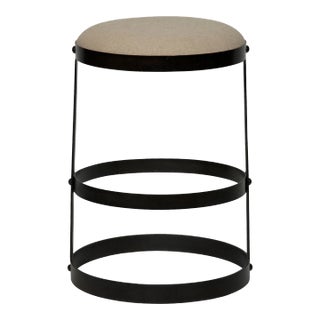 NOIR Dior Counter Stool in Black Metal For Sale