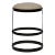 NOIR Dior Counter Stool in Black Metal For Sale