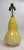 Up for sale is an exquisitely large antique French yellow gourd shaped pottery table lamp. It is done in a lovely yellow...
