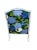 Traditional Vintage Bergere Chair in Schumacher Hydrangea For Sale - Image 3 of 3