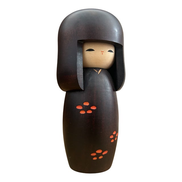 Vintage Kokeshi Sakura by Usaburo, 1980s For Sale