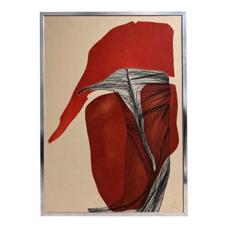 Gilou Brillant “Fantasia” Signed Limited Edition Aquatint Etching 24/35 – Framed For Sale