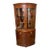 Vintage Circa 1950's Georgian Style Mahogany Corner China Cabinet For Sale
