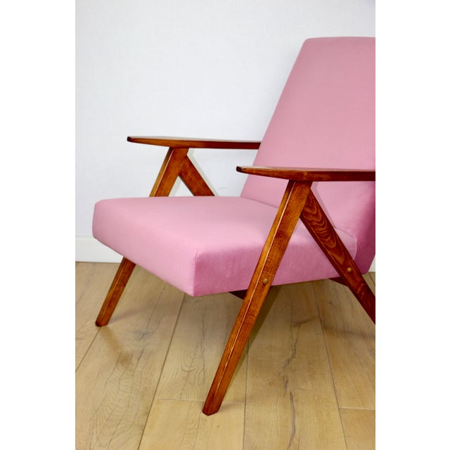 Vintage B-310 Var Lounge Chair with Pink Upholstery, 1970s For Sale - Image 9 of 11