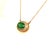 Natural Emerald Diamond Necklace 14k Gold 6.29 Tcw Certified For Sale - Image 9 of 12