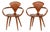 Pair of Mid-Century Modern "Pretzel" Armchair Manner of Norman Cherner for Plycraft For Sale