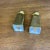 Mid Century Gold Pickard Salt & Pepper Shakers- Set of Two For Sale In Columbia, SC - Image 6 of 9