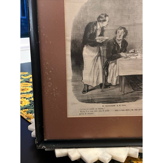 Black Honoré Daumier Original Lithograph "Tout Ce Qu’on Voudra" Pl. 55 – Delteil 1699 For Sale - Image 8 of 12
