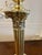 Gold Antique Victorian Brass Oil Lamp, 1880 For Sale - Image 8 of 11