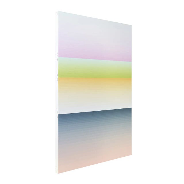 Abstract Contemporary Abstract Acrylic on Canvas Painting "Emotional Color Change 45" by Kyong Lee For Sale - Image 3 of 7