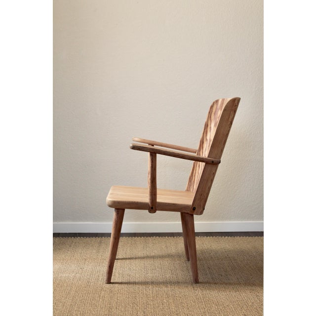 wedish Pine Armchair by Göran Malmvall, 1940s For Sale - Image 9 of 16