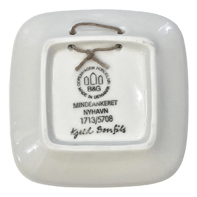 Mid 20th Century Danish Porcelain Small Plate Collection- Set of 8 For Sale - Image 4 of 9