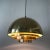 Gold Mid-Century Modern Brass Dome Pendant Lamp from Vereinigte Werkstätten For Sale - Image 8 of 11