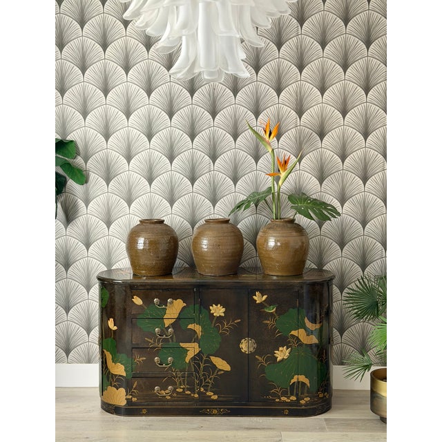 Antique Chinese Terracotta Ceramic Pickling Jar Planter Vases These items are only available as a set of three (3) planter...
