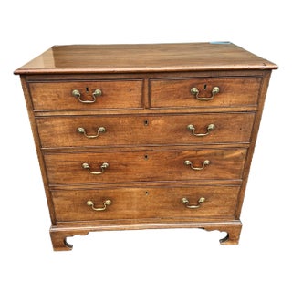 18th Century George III Mahogany Chest of Drawers For Sale