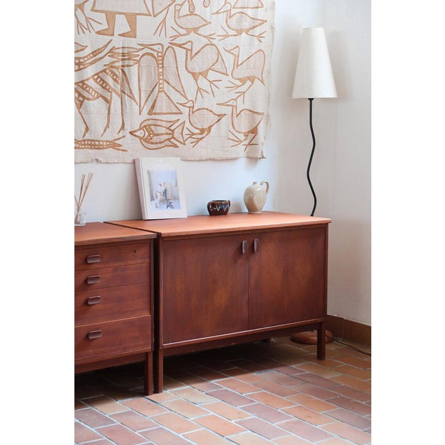 Teak Sideboard and Chest of Drawers from Ulferts Möbler, Tibro, Sweden, 1960s, Set of 2 For Sale - Image 6 of 18