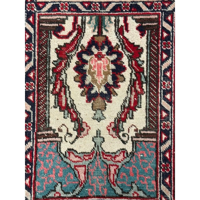 Late 20th Century 8 Ft × 11 Ft Bakhtiari Style Garden Panel Area Rug, Vintage For Sale - Image 5 of 12