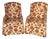 Late 20th Century Pair of Upholstered Slipper Chairs With Floral Fabric For Sale