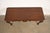 1980s Baker Furniture Georgian Carved Mahogany Console or Sofa Table, Newly Refinished For Sale - Image 5 of 15