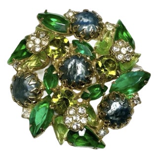 MCM Jewelry by Juliana DeLizza & Elster Designer Vintage Brooch For Sale