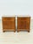 Beautiful pair of bedside tables in a classic vintage style. These two pieces of furniture impress with their simple,...