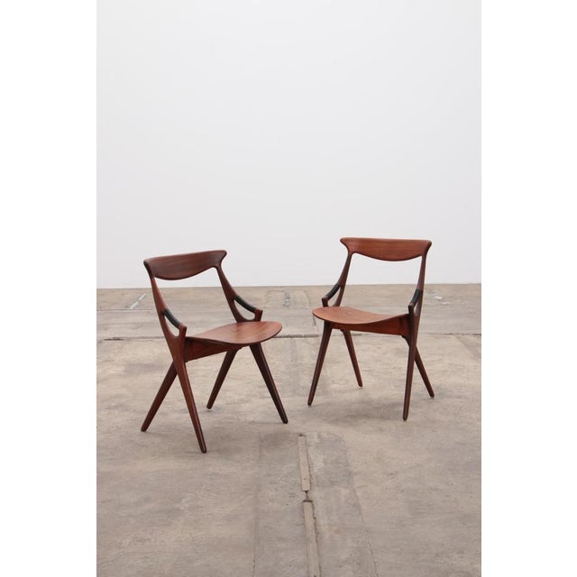 Model 71 Dining Chairs by Arne Hovmand Olsen for Mogens Kold, 1960s, Set of 4 For Sale - Image 18 of 18