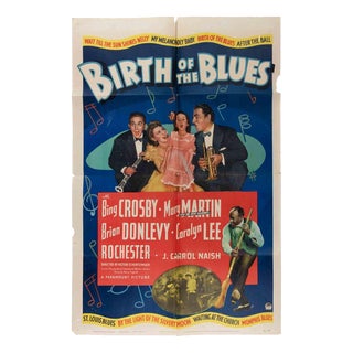Vintage Birth of the Blues Poster, USA, 1941 For Sale