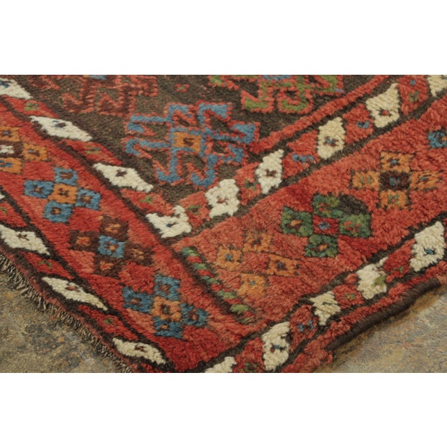 Rug & Kilim Antique Persian Geometric Wool Rug by Rug & Kilim, 1900-1919 For Sale - Image 4 of 8