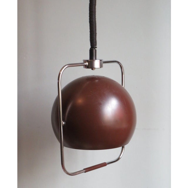 Mid-Century Modern Space Age Belgian Pendant, 1960s For Sale - Image 3 of 12