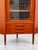 Mid Century Danish Modern Corner Cabinet Teak Wood Bar Denmark Drawers Glass MCM For Sale - Image 11 of 11