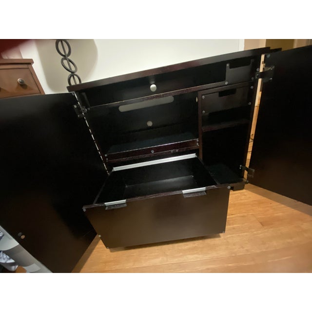 Crate & Barrel Crate and Barrel Secretary Desk For Sale - Image 4 of 5