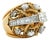 Vintage 1940 Retro Diamond Dome Ring in 18k Gold — 5.5 Carats Total Diamonds For Sale