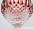 1990s Waterford Crystal Clarendon Ruby Red Hock Glass 8" Tall - Set of 8 For Sale - Image 11 of 14