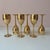1970s Vintage Regency Brass Wine Goblets - Set of 6 For Sale - Image 5 of 7