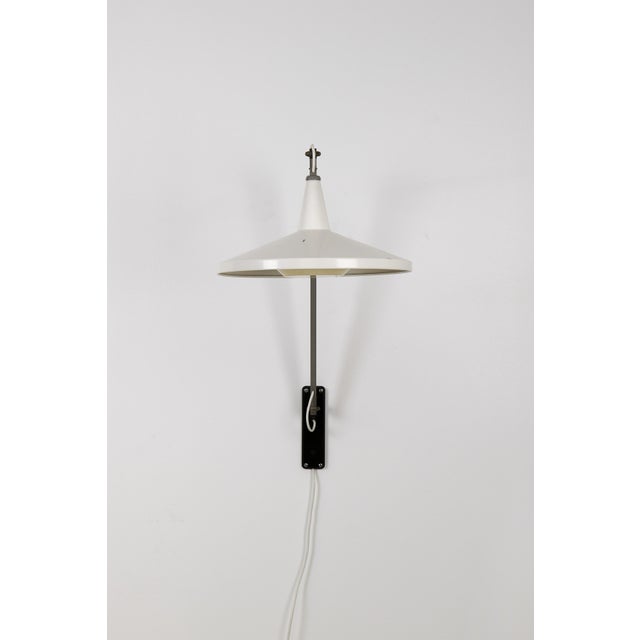 Gispen Panama Wall Lamp by Wim Rietveld for Gispen, 1950s For Sale - Image 4 of 18